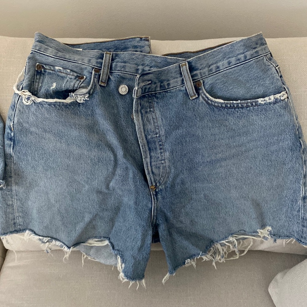 Agolde Criss Cross Jean Short